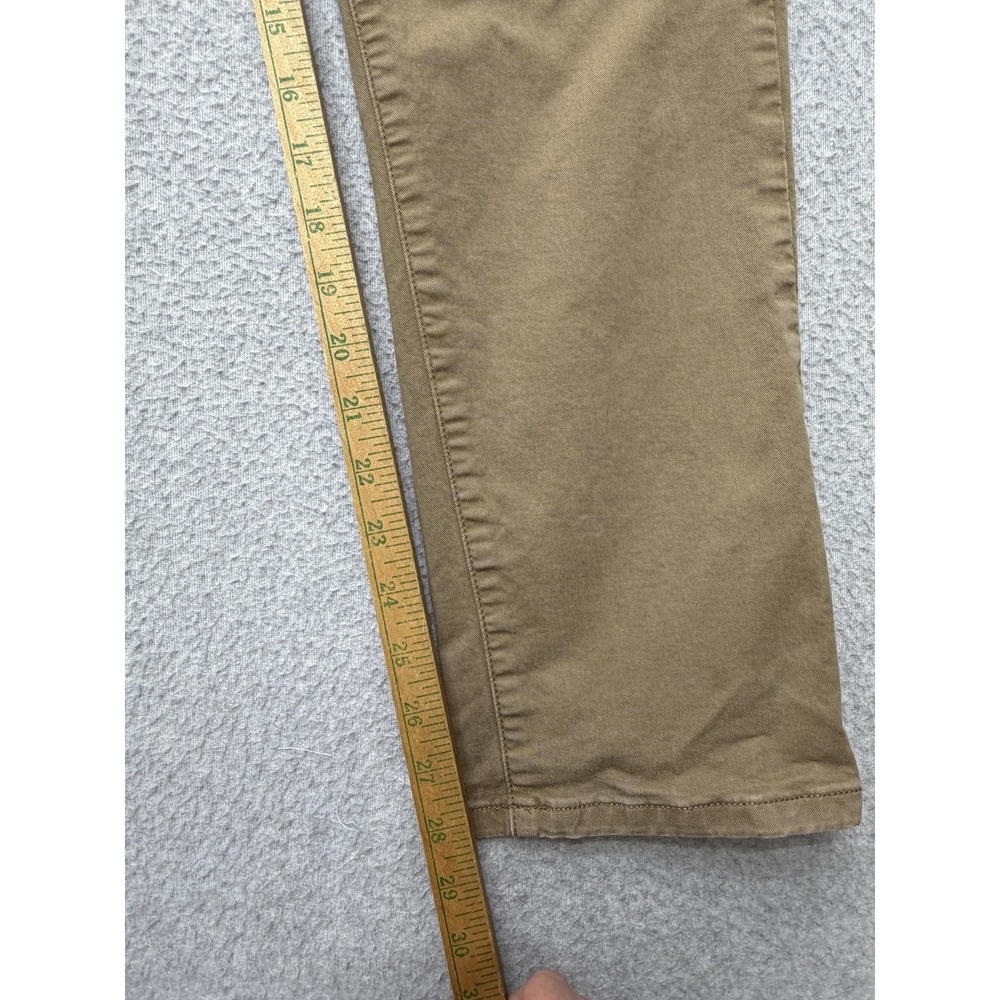 Flint and Tinder Pants Mens 33x30 Khaki Slim Fit Stretch Twill Chino 5 Pocket - Picture 6 of 14